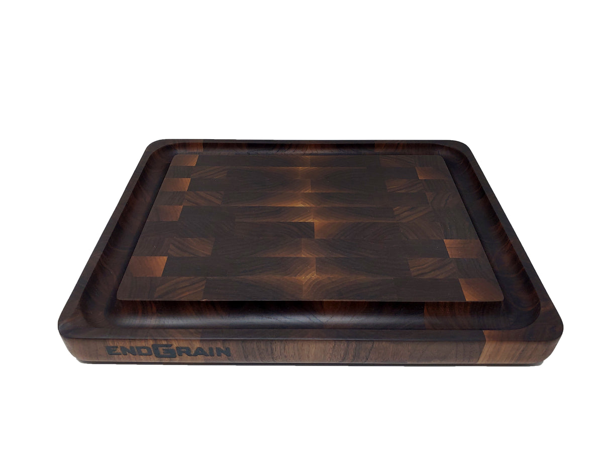 Large Wood Cutting Board  Walnut End Grain Cutting Board – Pit Barrel  Cooker