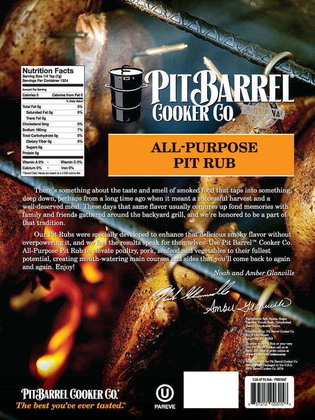 Pit Rub 2.5lb All-Purpose Value Pack