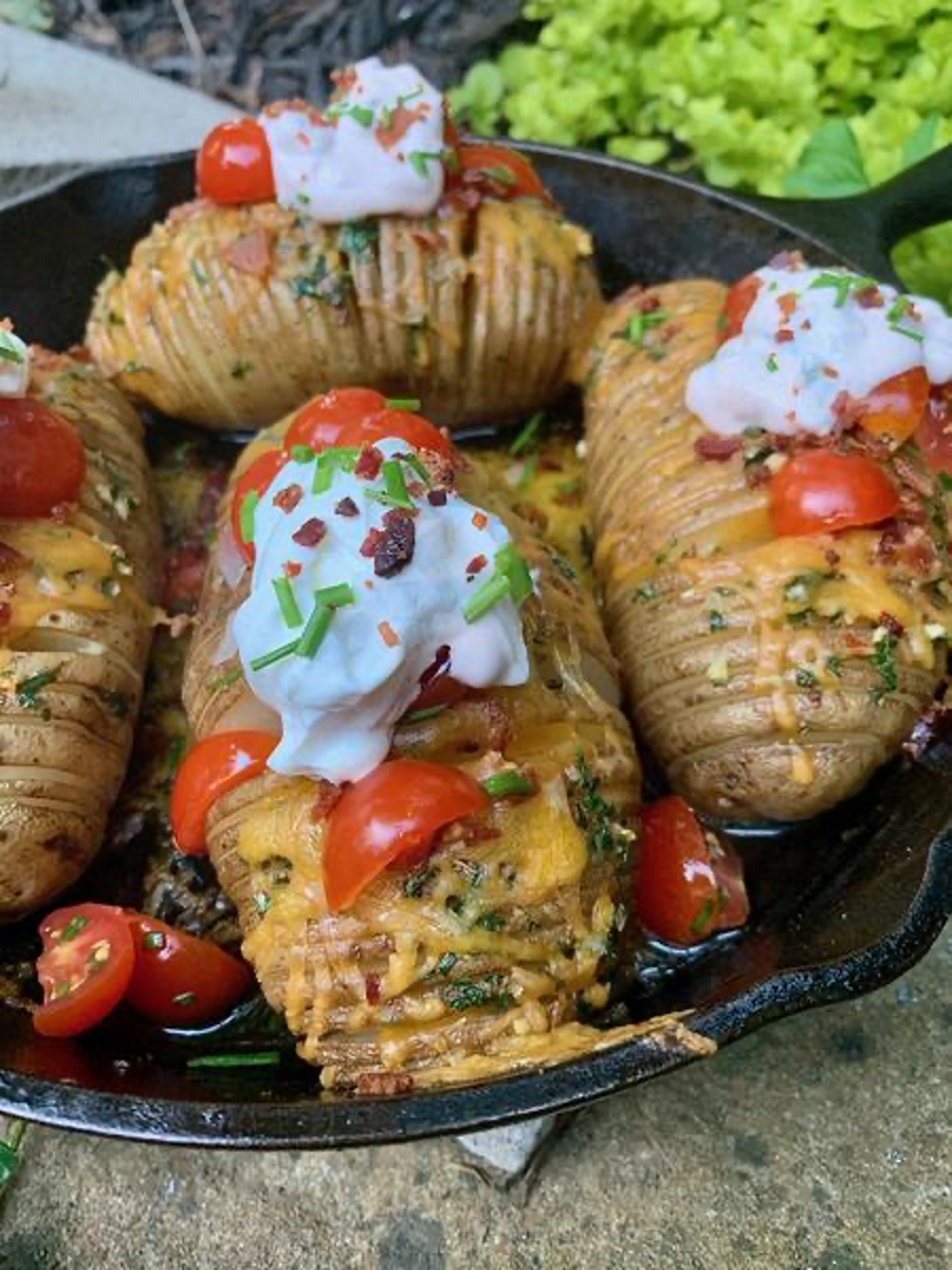 Smoked Hasselback Potatoes - Or Whatever You Do