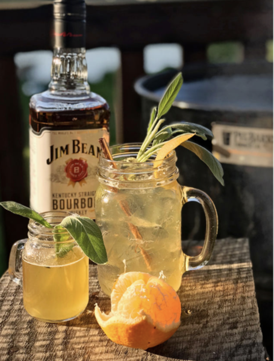 Honey Bear Bourbon Cocktail with Pit Barrel Cooker