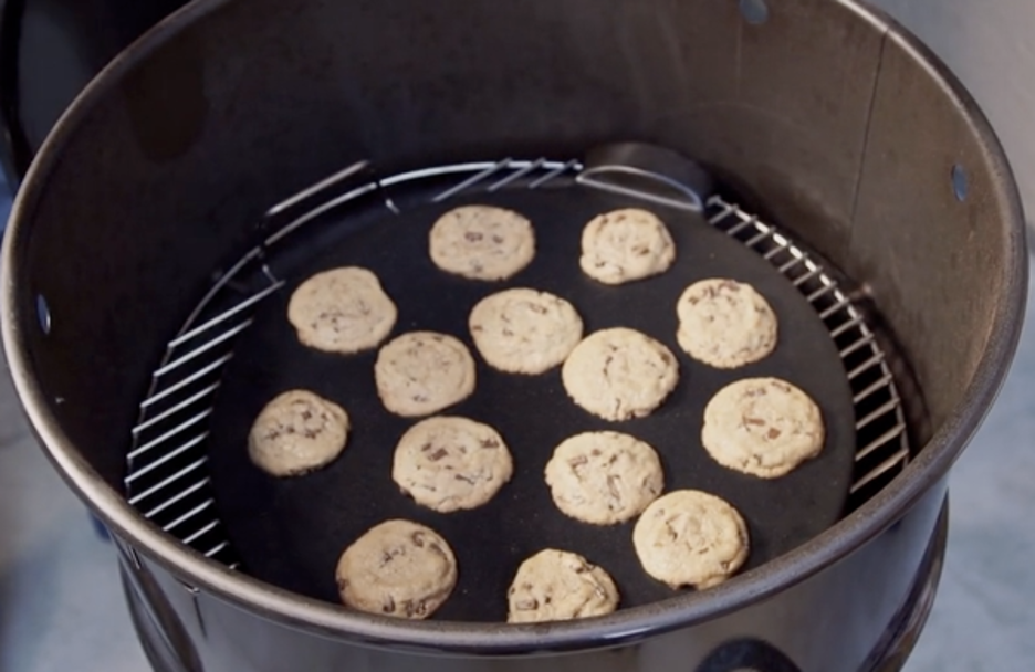 Chocolate Chip Cookies in Pit Barrel