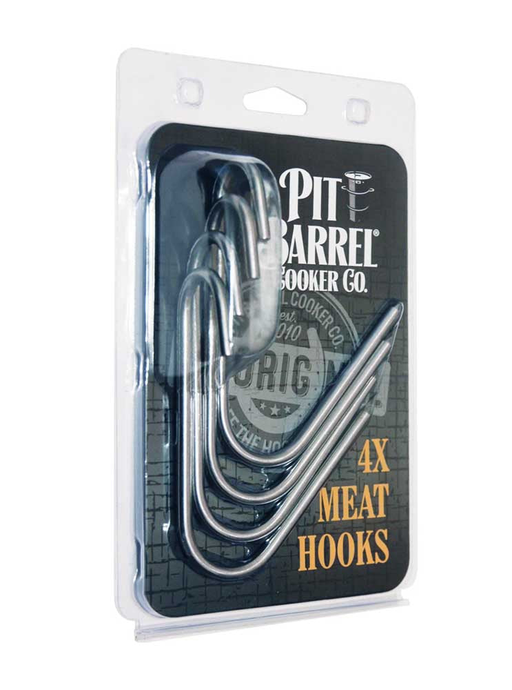 Original Stainless Steel Meat Hooks  Meat Hanging Hooks – Pit Barrel Cooker